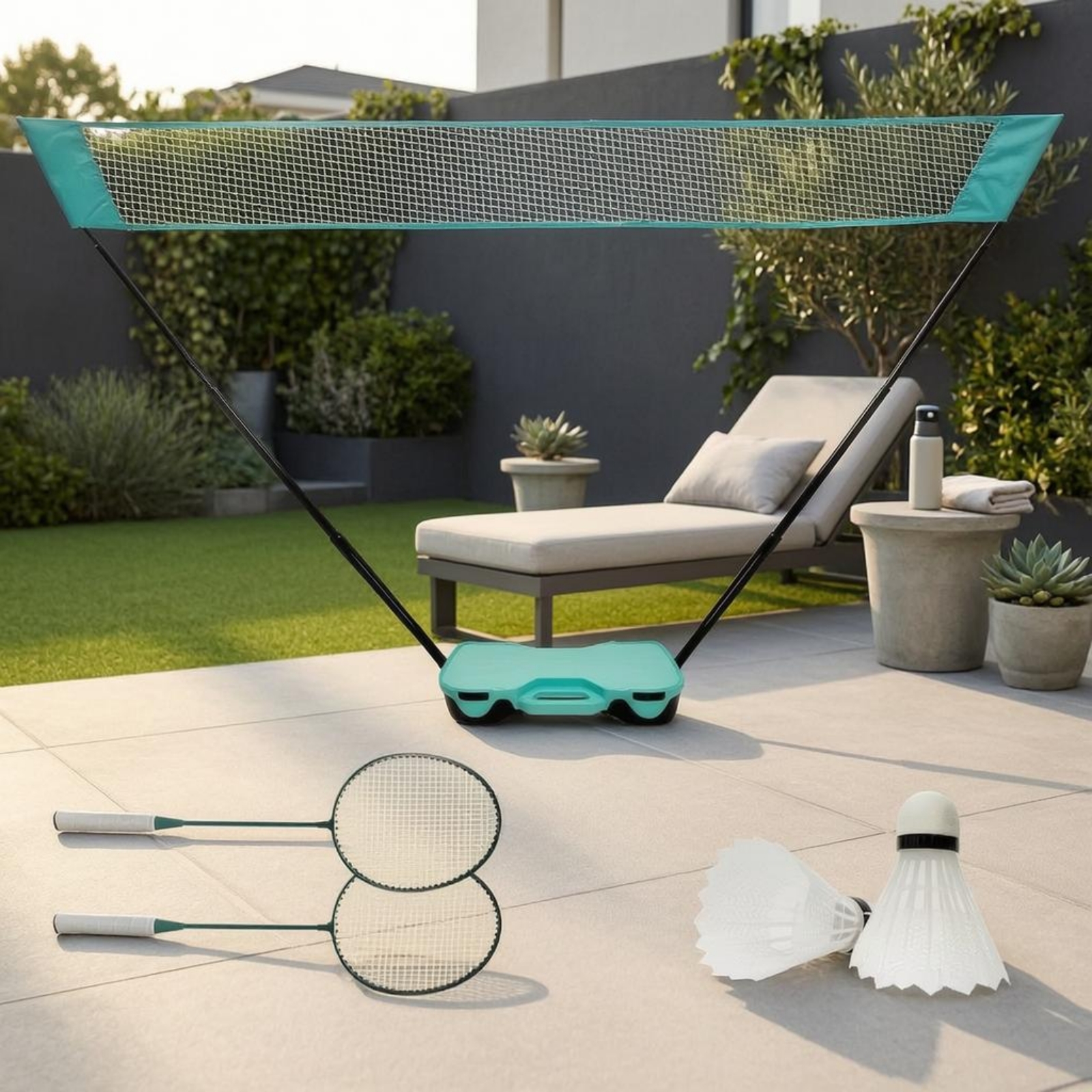 Badminton Netting - Badminton Net Frame Kit Compact Badminton