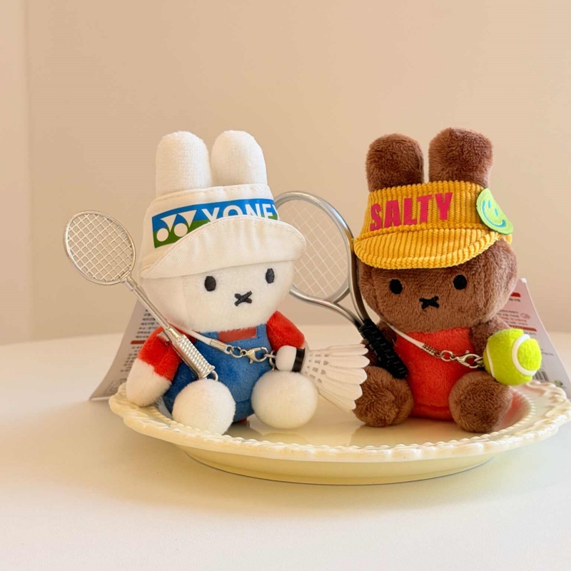 Badminton Tv - New Cute Sports Miffy Bunny Plush