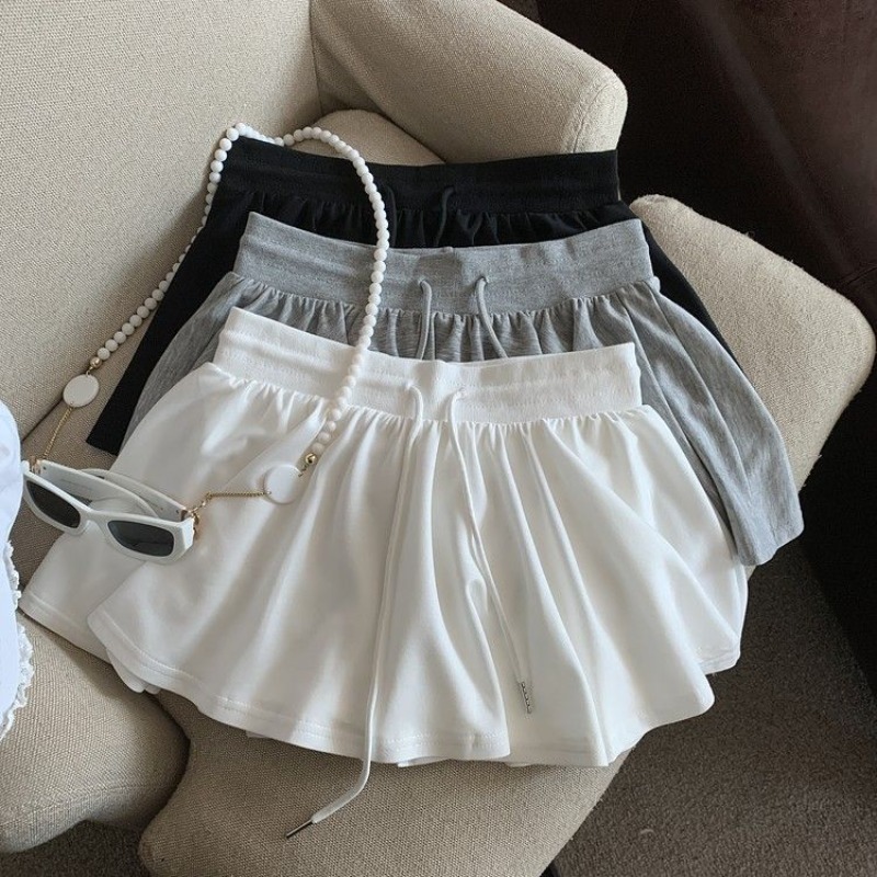 Badminton Korea - Women Mini Skirts Korean White Pleated