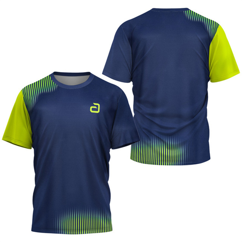Badminton Hall - Men Table Tennis T-Shirt Undercurrent Pattern