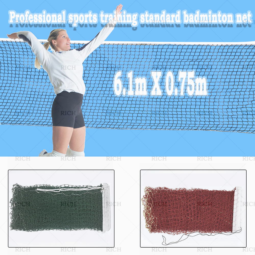 Badminton Netting - 6.1mX0.75m Professional Sport Training Standard Badminton