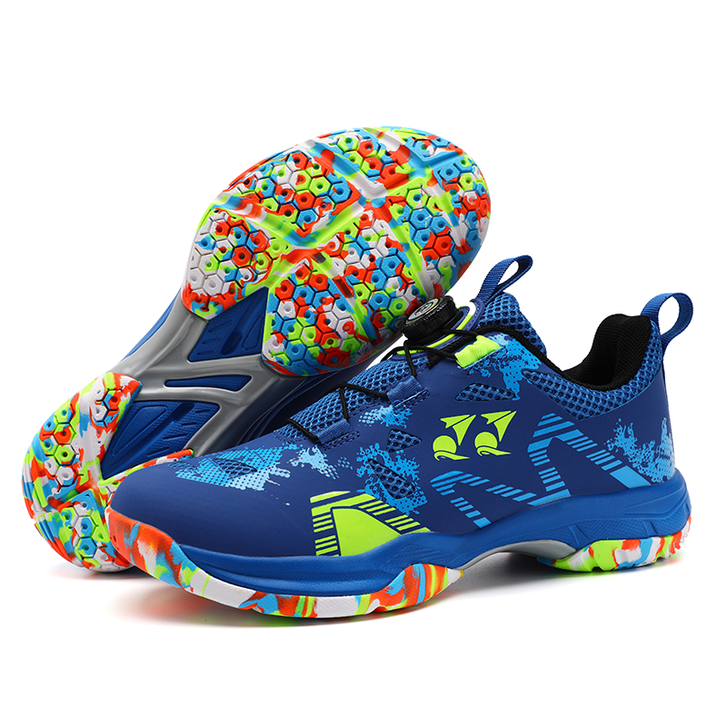 Shoe Non Slip Badminton - Men Women Badminton Shoes Quick Lacing
