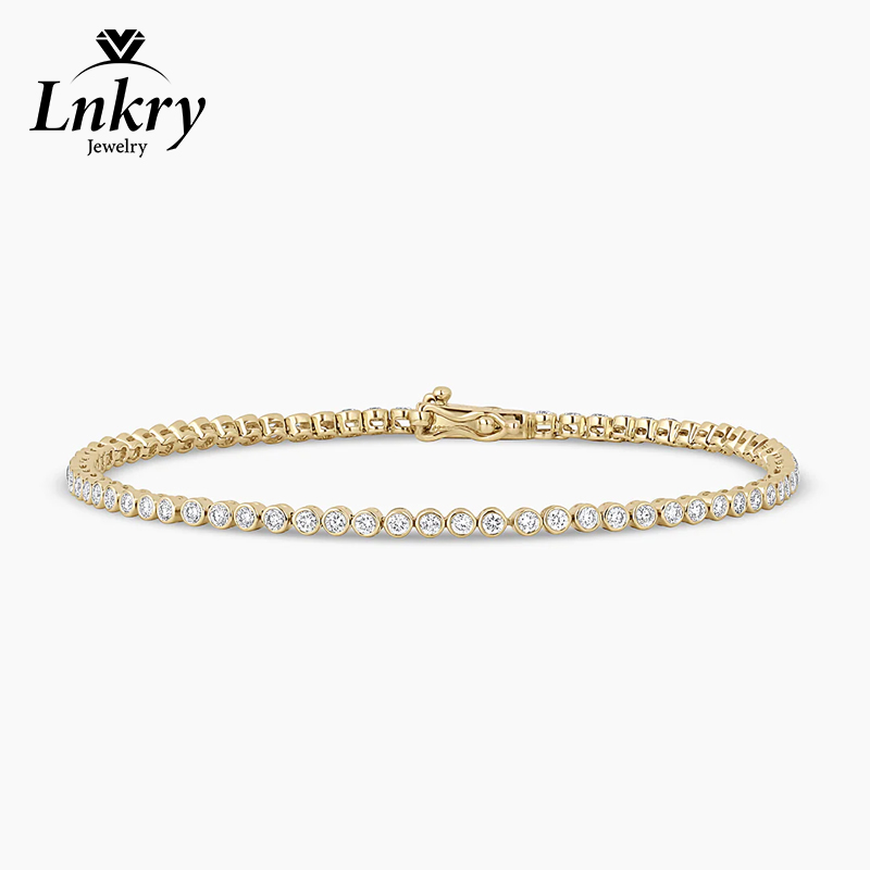Badminton Korea - Lnkry Sparkling Round Bezel 2.5mm Moissanite