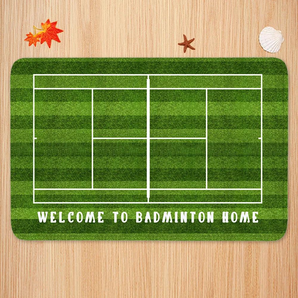 Sports Theme Carpet Mat Tennis - Badminton Umpire review and price