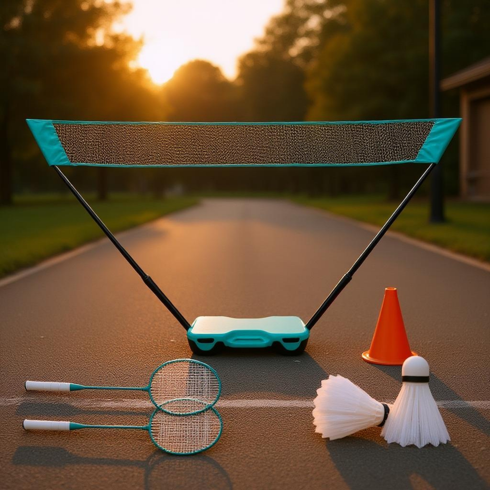 Badminton Net Frame Kit Compac - Badminton Netting review and price