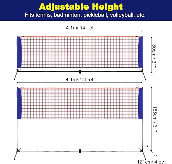 Portable Badminton Net Small S - Badminton Badminton review and price