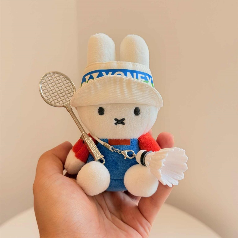 New Cute Sports Miffy Bunny Pl - Badminton Tv review and price