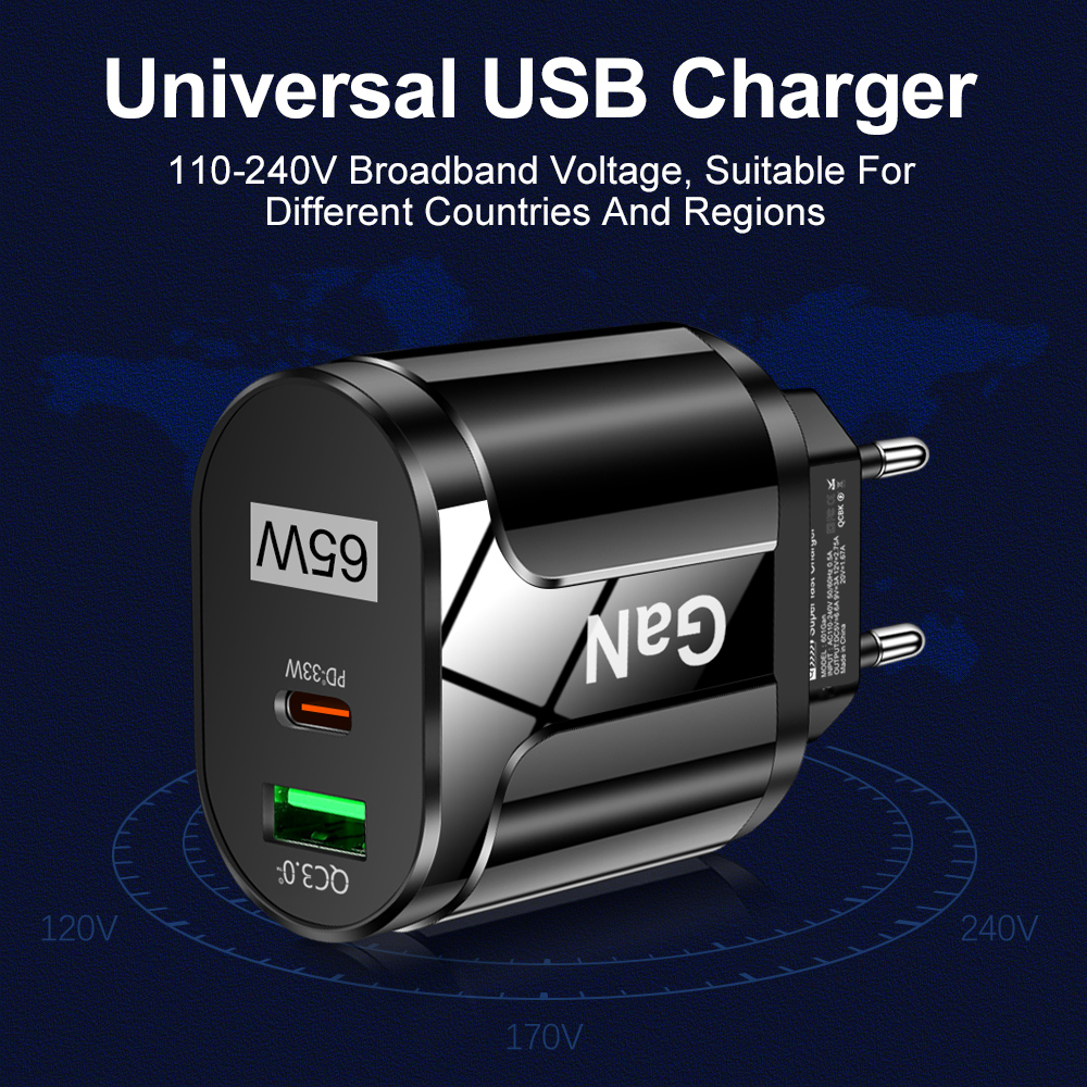 65W GaN USB C Charger Quick Ch - Badminton Korea review and price